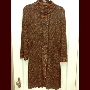 Knee length cardigan